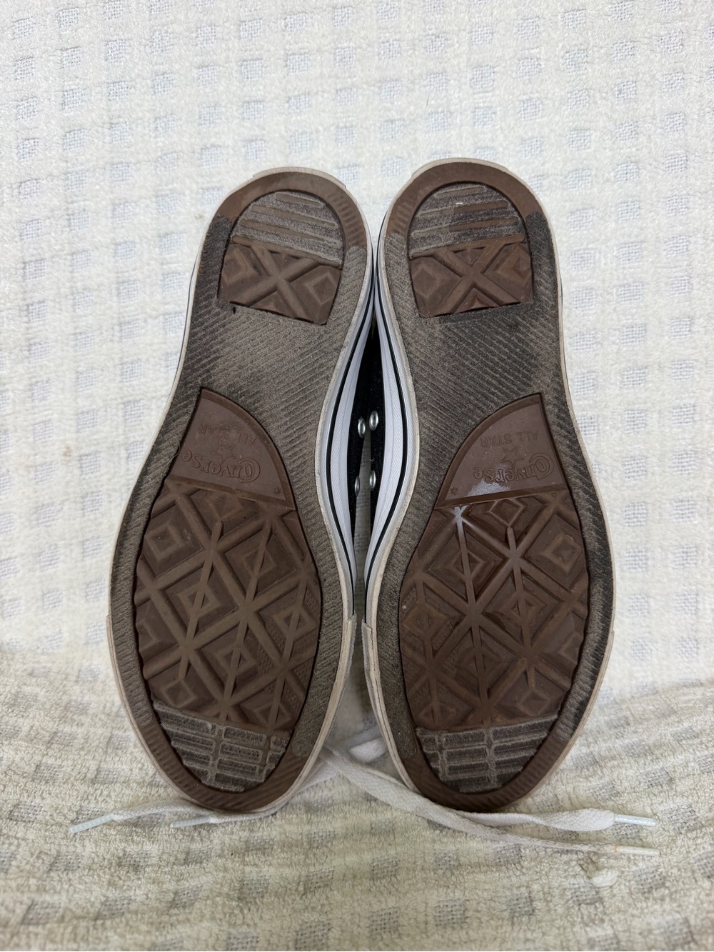 Converse Black & White Low-Top All Star Canvas Sneakers - Picture 5 of 7